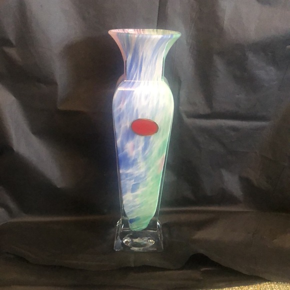Vintage Other - Murano Vase 8” rainbow swirl from Venice Italy - excellent vintage condition